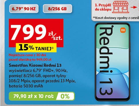 Smartfon redmi 13 Xiaomi promocja