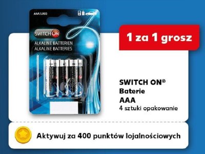 Baterie AAA Switch On promocja