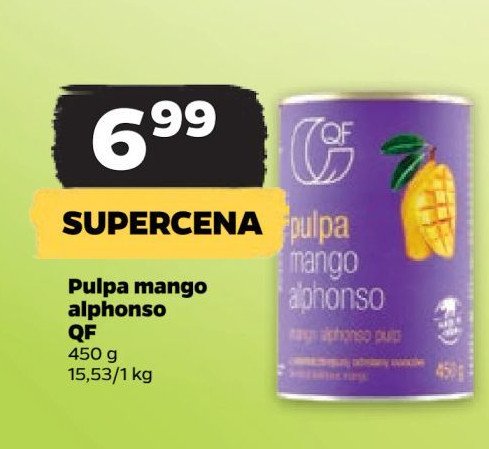 Pulpa z mango alphonso Qf promocja w Netto