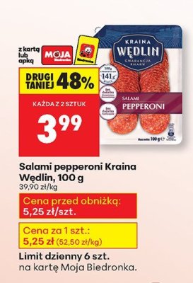 Salami promocja w Biedronka