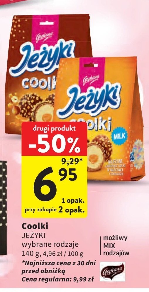 Cukierki milk Jeżyki coolki promocja