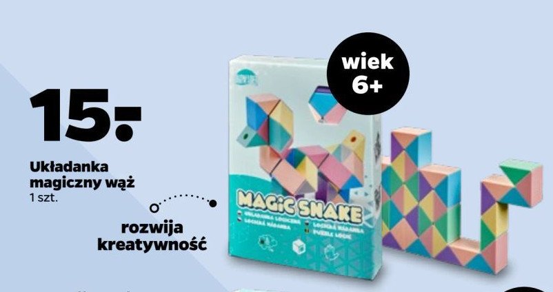 Układanka magiczny wąż promocja w Netto