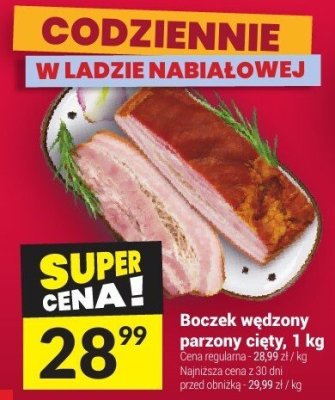 Boczek w臋dzony parzony promocja w Tw贸j Market