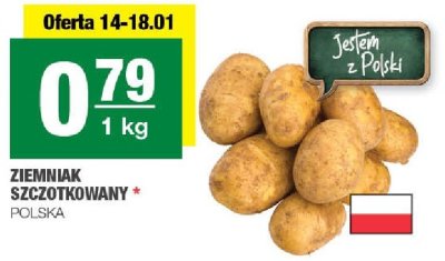 Ziemniak szczotkowany Polska promocja w SPAR