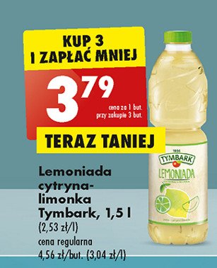 Lemoniada cytrynowa Tymbark lemoniada promocja