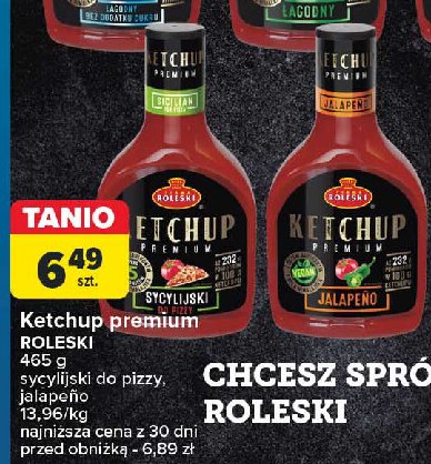 Ketchup premium jalapeno Roleski promocja