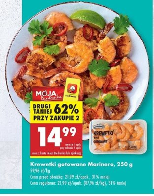 Krewetki bia艂e gotowane Marinero promocja