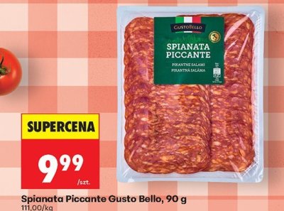 Salami Spianata Piccante  promocja w Biedronka