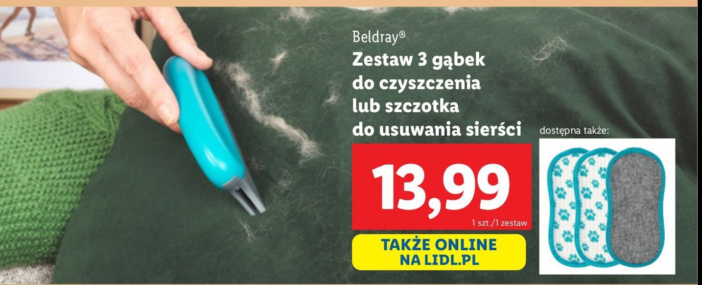 Zestaw gąbek do czyszczenia Beldray promocja w Lidl