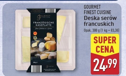 Deska serów Gourmet finest cuisine promocja