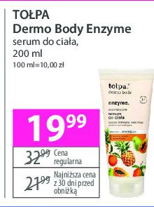 Serum do ciała Tołpa dermo body enzyme promocja