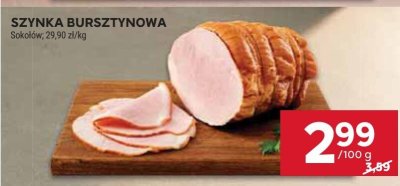 Szynka bursztynowa sokołów promocja w Stokrotka