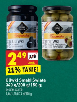 Oliwki czarne Smaki 艣wiata (biedronka) promocja