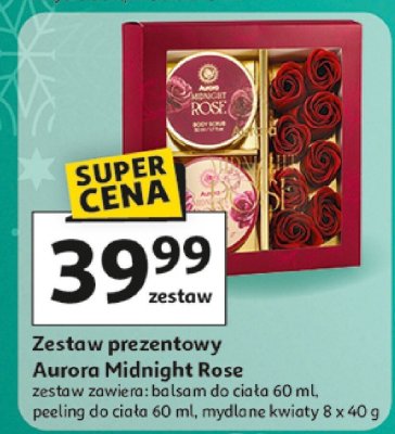 Zestaw prezentowy Aurora Midnight Rose promocja w Auchan