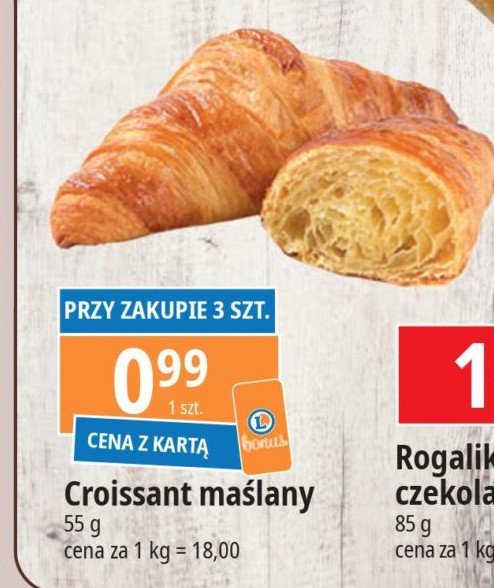 Croissant maślany Vandemoortele promocja w Leclerc