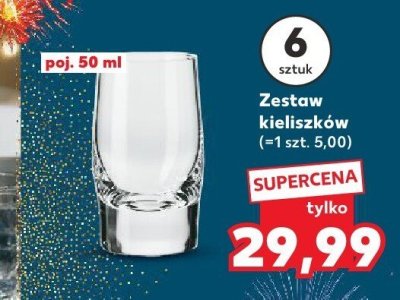 Zestaw kieliszków promocja w Kaufland