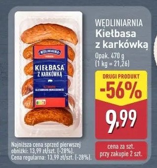 Kiełbasa z karkówką Wędliniarnia promocja