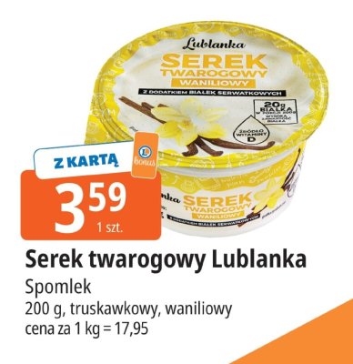 Serek twarogowy Lublanka promocja w Leclerc
