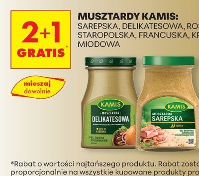 Musztarda Kamis Sarepska promocja w Biedronka