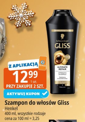 Szampon do włosów Gliss Henkel promocja w Leclerc