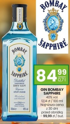 Gin Bombay Sapphire promocja w Twój Market
