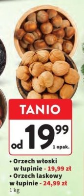 Orzech laskowy w łupinie promocja w Intermarche
