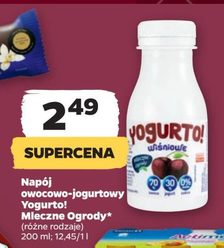 Smoothie wiśnia Yogurto! promocja w Netto