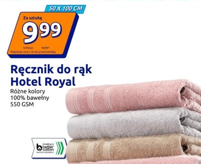Ręcznik do rąk 50x100 cm promocja w Action