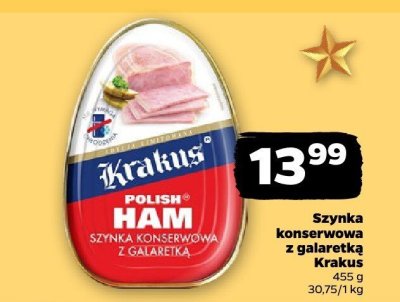 Szynka konserwowa z galaretką Krakus promocja w Netto