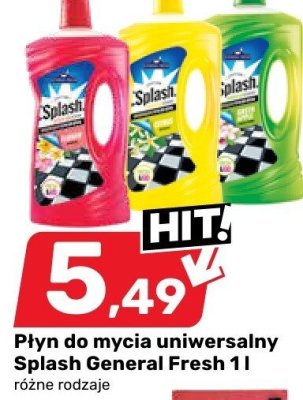 Płyn do mycia uniwersalny Splash General Fresh 1l promocja w Bricomarche