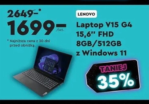 Laptop v15 g4 Lenovo promocja