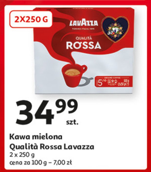 Kawa Lavazza qualita rossa promocja w Auchan