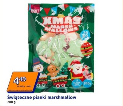 Pianki marshmallow świąteczne  promocja w Action
