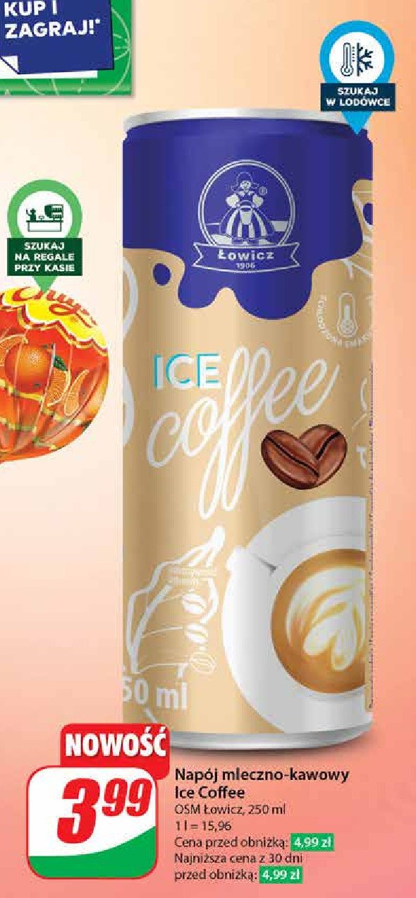 Kawa ice coffee Łowicz 1906 łowicka promocja