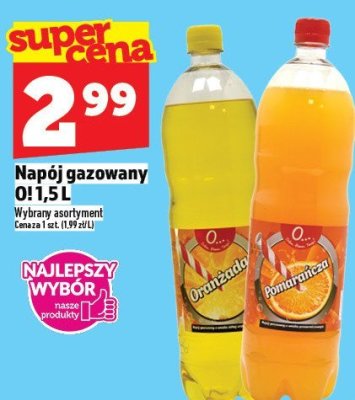 Napój gazowany O! Oranżada promocja w TOPAZ