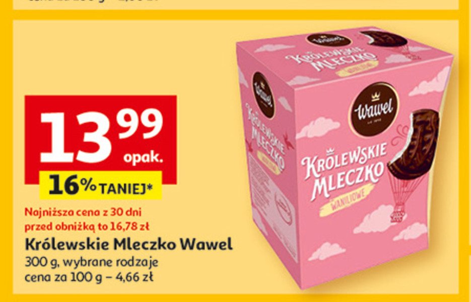 Królewskie mleczko malinowe Wawel królewskie mleczko promocja w Auchan