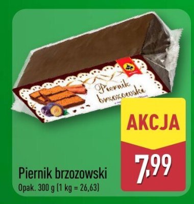 Piernik brzozowski promocja w Aldi