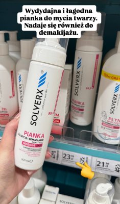 Pianka do mycia i demakijażu Sensitive Skin promocja w Hebe