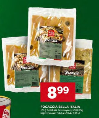 Focaccia Bella Italia promocja w Stokrotka