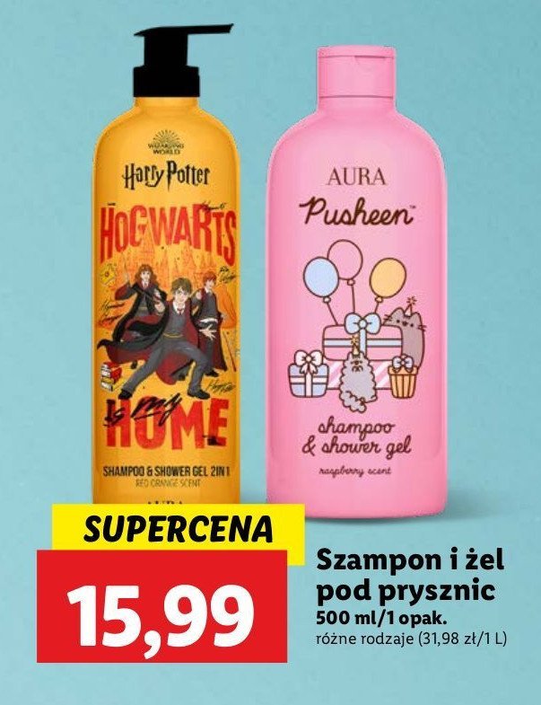 Żel pod prysznic harry potter AURA COSMETICS promocja