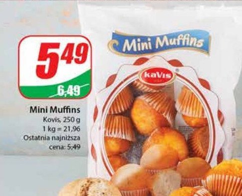 Muffinki mini Kovis promocja
