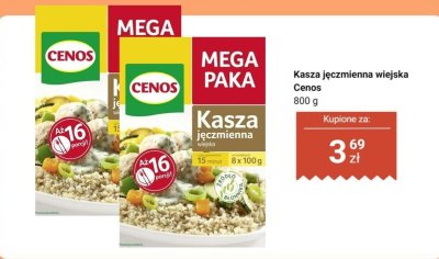 Kasza jęczmienna wiejska  promocja w Dino