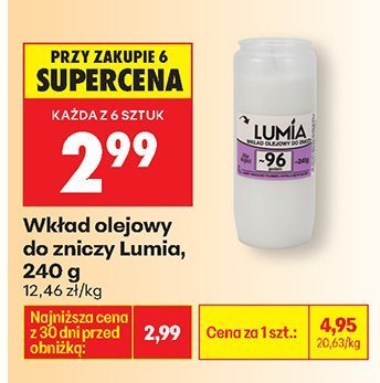 Dezodorant w kulce wkład olejowy do zniczy 240g promocja w Biedronka