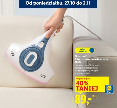 Odkurzacz do usuwania roztoczy 300 W Silvercrest promocja w Lidl