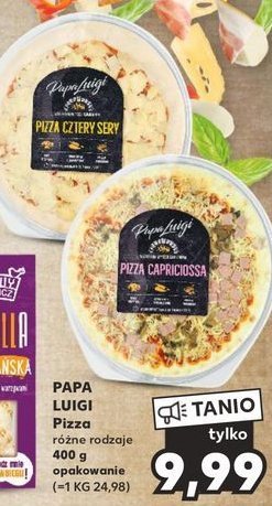 Papa Luigi Pizza pepperoni 400 g. Sklep spożywczy z dostawą do domu