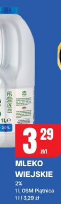 Mleko wiejskie 2% promocja w Chorten