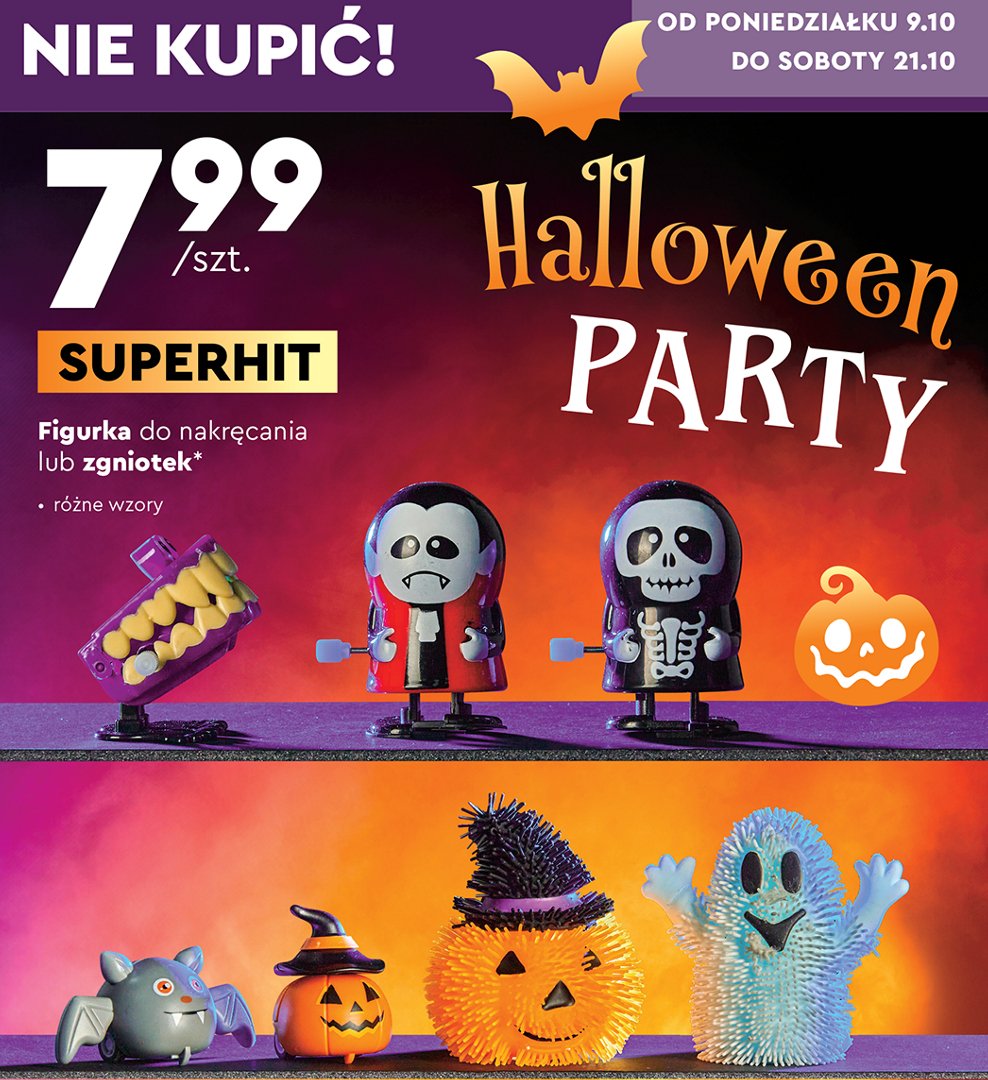 Zgniotek halloween promocja