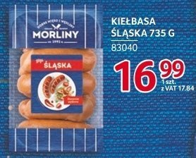 Kiełbasa śląska Morliny 735 g promocja w Selgros
