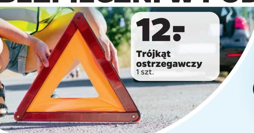 Trójkąt ostrzegawczy promocja