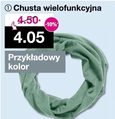 Chusta wielofunkcyjna promocja w Woolworth